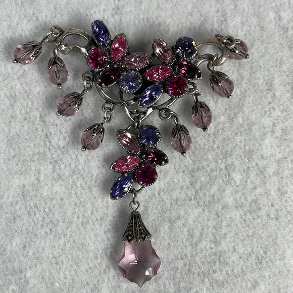 Kenny Ma Brooch Swarovski Crystals - Picture 5 of 9